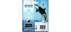 EPSON ink bar ULTRACHROME HD "Kosatka" - Light Cyan - T7605 (25,9 ml)