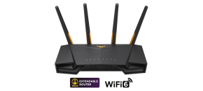 ASUS TUF-AX3000 V2 (AX3000) WiFi 6 Extendable Gaming Router, 2.5G port, AiMesh, 4G/5G Mobile Tethering