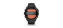 Garmin fenix® 8 – 47 mm, AMOLED, Sapphire, Carbon grey DLC titanium s Black/Gray silikonovým řemínkem, EU