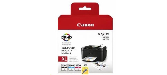 Canon CARTRIDGE PGI-1500XL multipack pro Maxify MB2050, MB2150, MB2350, MB2750 a MB2755 ( 780 str.)
