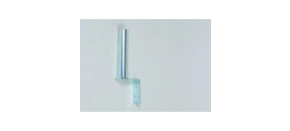 Držák antény na zeď mini, galvanický zinek, délka 8,5cm, výška 15cm Držák antény na zeď mini, galvanický zinek, délka 8,5cm, výška 15cm