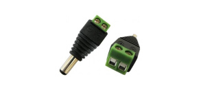 Veria Napájecí redukce jack konektor(samec) se svorkovnicí