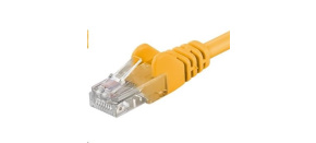 PREMIUMCORD Patch kabel UTP RJ45-RJ45 CAT5e 15m žlutá PREMIUMCORD Patch kabel UTP RJ45-RJ45 CAT5e 15m žlutá