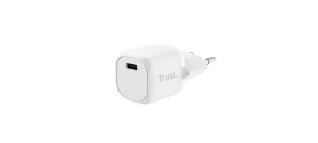 TRUST nabíječka 20W Maxo, USB-C, Nabíječka do zdi, bílá