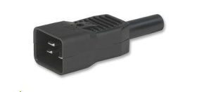 PREMIUMCORD Konektor napájecí 230V na kabel (samec, IEC C20) PREMIUMCORD Konektor napájecí 230V na kabel (samec, IEC C20)
