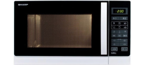 Sharp mikrovlnná trouba, 900 W / 1000 W, gril, bílá