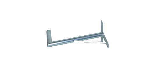 Držák antény na zeď, tvar T se vzpěrou, galvanický zinek, délka 50cm