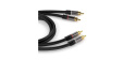 PREMIUMCORD kabel, 2x CINCH-2x CINCH M/M, 5m