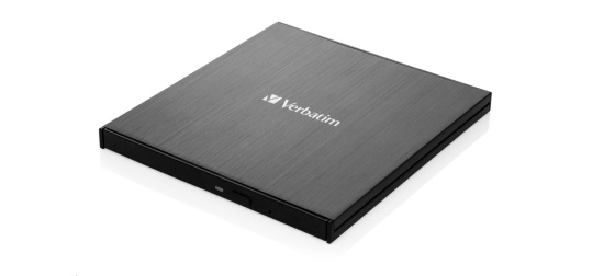 VERBATIM externí mechanika DVD-RW Rewriter USB-C, černá + NERO