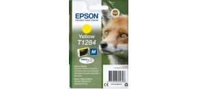 EPSON ink bar Singlepack "Liška" Yellow T1284 DURABrite Ultra Ink (3,5 ml)