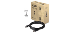 Club3D Kabel certifikovaný DisplayPort 1.2, 4K60Hz UHD (M/M), 3m, 30 AWG Club3D Kabel certifikovaný DisplayPort 1.2, 4K60Hz UHD (M/M), 3m, 30 AWG