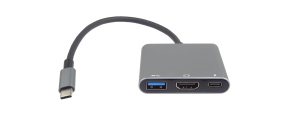 PremiumCord Adaptér USB-C na HDMI + USB3.0 + PD, rozlišení 4K a FULL HD 1080p PremiumCord Adaptér USB-C na HDMI + USB3.0 + PD, rozlišení 4K a FULL HD 1080p