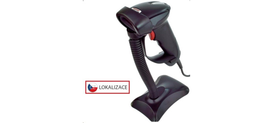 Virtuos laserová čtečka HT-900A, USB (emulace klávesnice/RS232), černá
