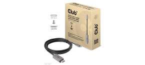 Club3D kabel USB-C na HDMI, 4K120Hz 8K60Hz HDR10 s DSC1.2, Aktivní kabel, M/M, 3m Club3D kabel USB-C na HDMI, 4K120Hz 8K60Hz HDR10 s DSC1.2, Aktivní kabel, M/M, 3m