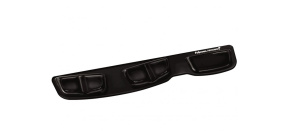 Opěrka zápěstí ke klávesnici Fellowes Health-V CRYSTAL gelová Microban černá Opěrka zápěstí ke klávesnici Fellowes Health-V CRYSTAL gelová Microban černá