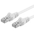 PREMIUMCORD Patch kabel CAT6a S-FTP, RJ45-RJ45, AWG 26/7 1m bílá