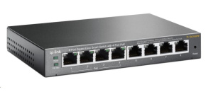 TP-Link Easy Smart switch TL-SG108PE (8xGbE, 4xPoE+, 64W, fanless)