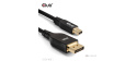 Club3D Kabel MiniDisplayPort na DisplayPort 2.1 Certifikovaný, Oboustranný, 10K60Hz, DSC1.2, UHBR10, 1m