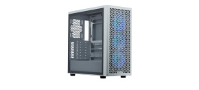 Cooler Master case Elite 502 White, Průhledná bočnice, ATX, 3x 120mm ARGB Fan, bílá