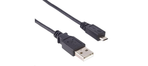PREMIUMCORD Kabel USB 2.0 A-Micro B propojovací. 2m (černý)