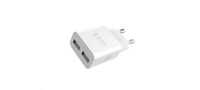 WG - Síťová nabíječka 2x USB-A 2,4A , white