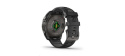 Garmin fenix® 8 – 47 mm, AMOLED, Sapphire, Carbon grey DLC titanium s Black/Gray silikonovým řemínkem, EU