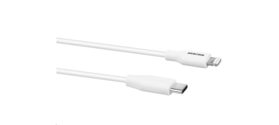 AVACOM MFIC-120W kabel USB-C - Lightning, MFi certifikace, 120cm, bílá