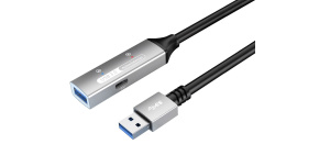 PREMIUMCORD USB 3.2. repeater a prodlužovací kabel Male-Female, 5Gbps Aluminium 20m PREMIUMCORD USB 3.2. repeater a prodlužovací kabel Male-Female, 5Gbps Aluminium 20m