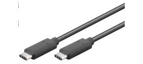 PremiumCord Kabel USB 3.1 konektor C/male - USB 3.1 C/male, černý, 0,5m PremiumCord Kabel USB 3.1 konektor C/male - USB 3.1 C/male, černý, 0,5m