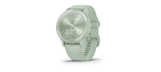 Garmin vívomove Sport pouzdro Cool Mint, silikonový řemínek Silver
