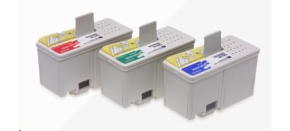 Epson ink cartridges, green Epson ink cartridges, green