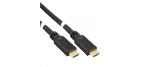 PREMIUMCORD Kabel HDMI High Speed with Ether.4K@60Hz, se zesilovačem,15m, 3x stínění, M/M, zlacené konektory