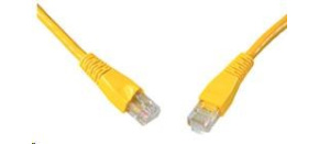 Solarix Patch kabel CAT5E UTP PVC 7m žlutý snag-proof C5E-114YE-7MB