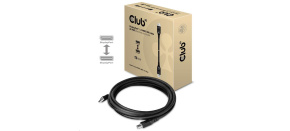 Club3D Kabel certifikovaný DisplayPort 1.4, HBR3, 8K60Hz (M/M), 5m, 28 AWG