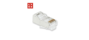 LYNX konektor STP Cat5e, 50µ, 100ks