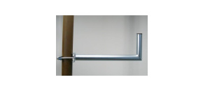 Držák antény na stožár, galvanický zinek, délka 50cm Držák antény na stožár, galvanický zinek, délka 50cm