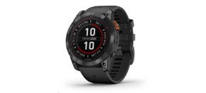 Garmin fenix® 7X Pro – Solar Edition, Gray / Black Band