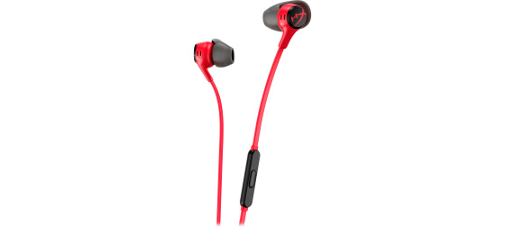 HyperX Cloud Earbuds II RED Gaming Earbuds with Mic - Sluchátka pro herní konsole