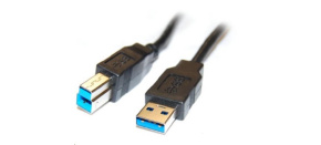 PREMIUMCORD Kabel USB3.0 propojovací A-B, Super-speed 5Gbps, 5m