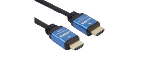 PREMIUMCORD Kabel HDMI - Ultra HDTV, 0.5m (kovové, zlacené konektory)