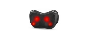 BAZAR - TrueLife RelaxBack B3 Charge - masážní polštář s dobíjecí baterií - Poškozený obal (Komplet)