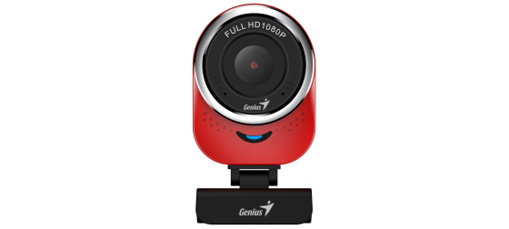 GENIUS webkamera QCam 6000/ červená/ Full HD 1080P/ USB2.0/ mikrofon