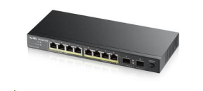 Zyxel GS1100-10HP v2 10-port Desktop Gigabit PoE Switch, 8x gigabit PoE RJ45, 2x SFP, 120W PoE budget Zyxel GS1100-10HP v2 10-port Desktop Gigabit PoE Switch, 8x gigabit PoE RJ45, 2x SFP, 120W PoE budget