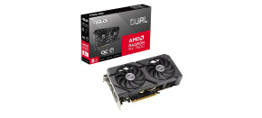 ASUS VGA AMD Radeon RX 7600 DUAL 8GB EVO OC, 8GB GDDR6, 3xDP, 1xHDMI