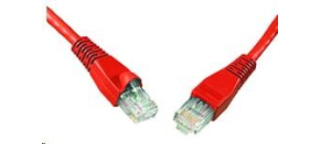 Solarix Patch kabel CAT5E UTP PVC 20m červený snag-proof C5E-114RD-20MB