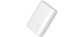 WG - Powerbank 10000 mAh / QC 3.0 and PD output+input / ultra small / white WG - Powerbank 10000 mAh / QC 3.0 and PD output+input / ultra small / white