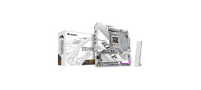 GIGABYTE MB Sc AM5 B850M A ELITE WF6E ICE, AMD B850, 4xDDR5, 1xDP, WiFi, mATX