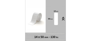 Niimbot štítky RP 15x50mm 125ks Bílé pro D11, D11-M, D110, D110-H