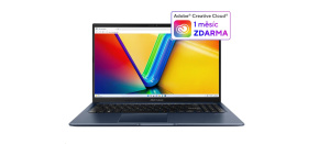 ASUS NTB Vivobook 15 (X1502VA-BQ1261W), i5-13420H, 15.6" FHD, 16GB, 512GB SSD, UHD, W11 Home, Quiet Blue