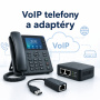 VoIP telefony a adaptéry                           
